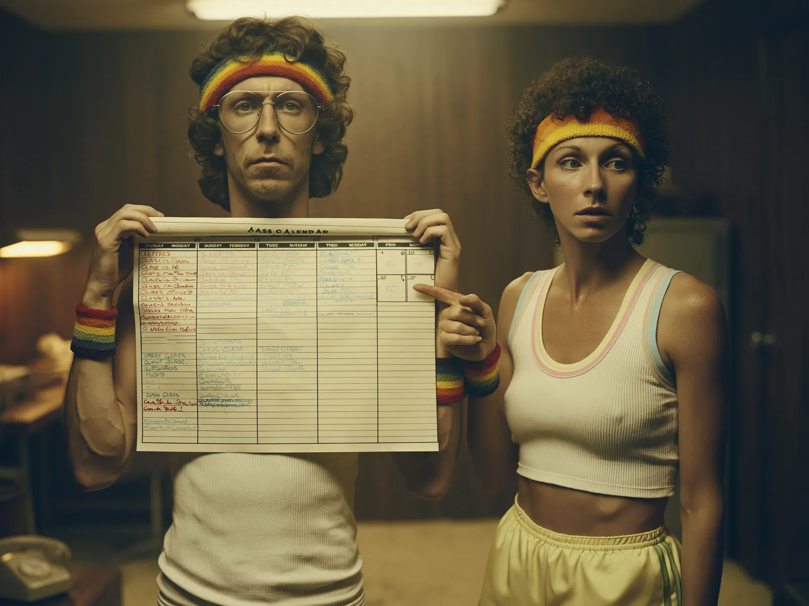 Studio owners reviewing the day together
